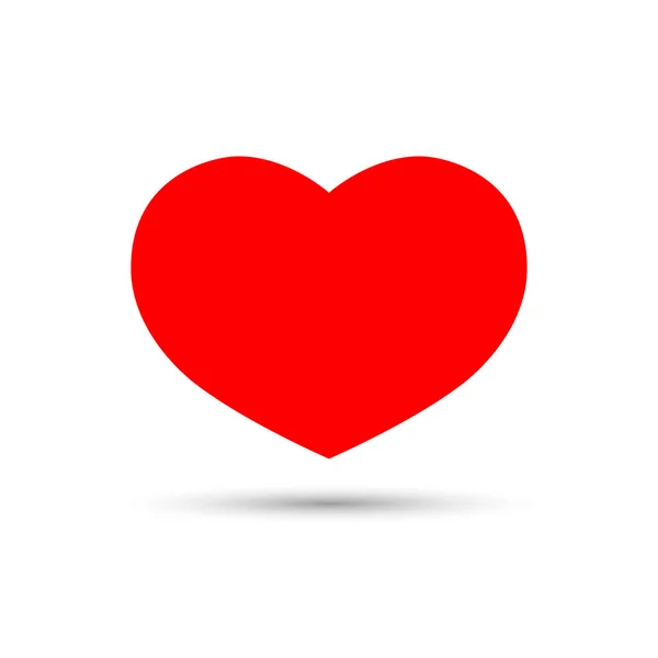 Ikona Srdce Symbol Valentýna Šablona Grafického Designu Vektorová Ilustrace — Stockový vektor
