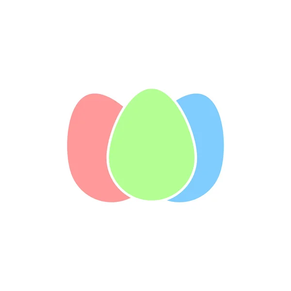 Icono Huevos Plantilla Diseño Gráfico Signo Pascua Símbolo Aplicación Ilustración — Vector de stock