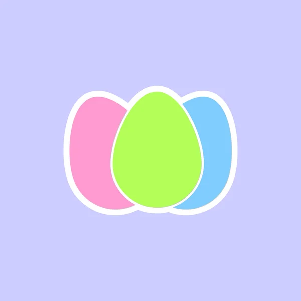 Icono Huevos Plantilla Diseño Gráfico Signo Pascua Símbolo Aplicación Ilustración — Vector de stock
