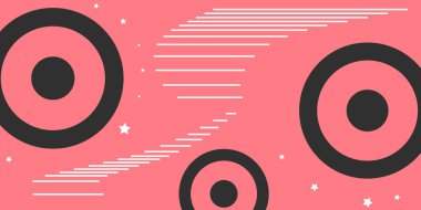 Minimal abstract background, poster design template, landing page, vector illustration