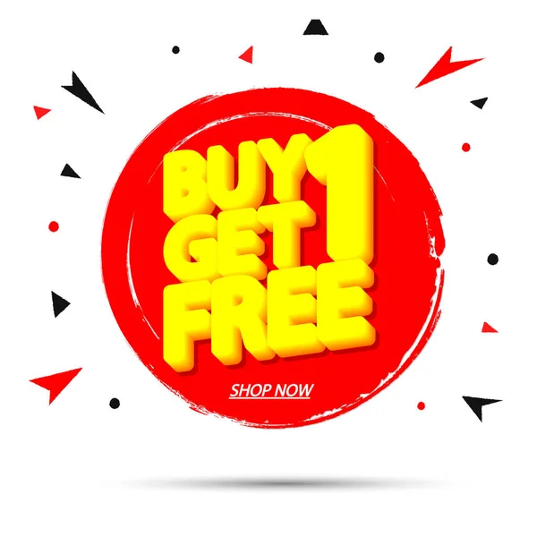 Kaufen Get Free Verkauf Banner Design Vorlage Rabatt Tag Grunge — Stockvektor