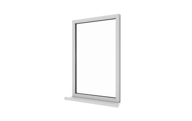 Pencere. İzole pencere. Alüminyum pencere. Beyaz pencere. PVC Rüzgar