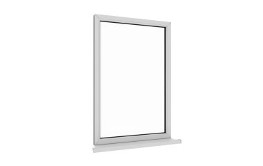 Pencere. İzole pencere. Alüminyum pencere. Beyaz pencere. PVC Rüzgar