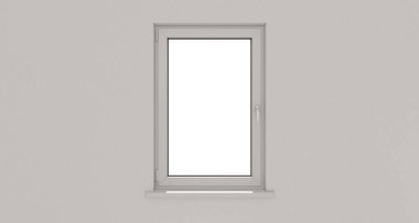 Pencere. Duvar. Alüminyum pencere. Beyaz pencere. PVC pencere.