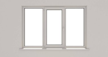 Pencere. Duvar. Alüminyum pencere. Beyaz pencere. PVC pencere.