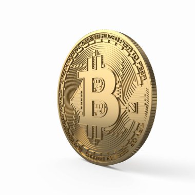 Bitcoin. 3D render