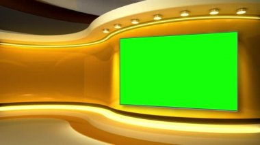 TV Stüdyosu. Stüdyo. Haber stüdyosu. Haber Yayın için Haber Odası Arkaplanı. TV istasyonundaki stüdyoda bulanıklık. Haber kanalı tasarımı. Kontrol odası. 3B görüntüleme