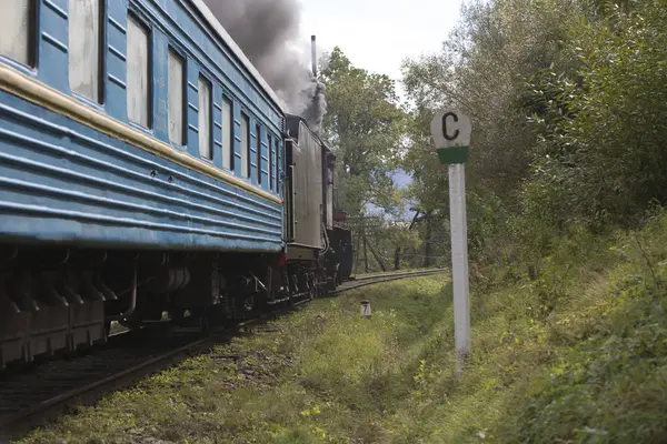 Steam engine ukraine — Stock Photo, Image