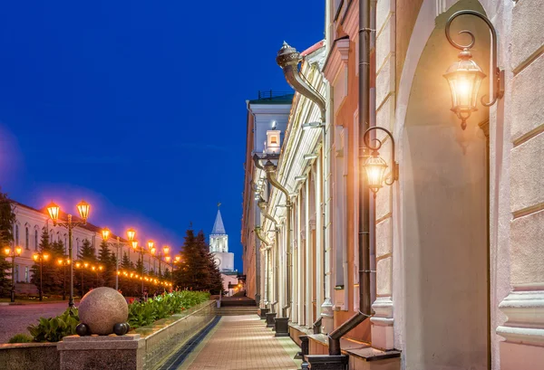 Lanternas no Kremlin Kazan — Fotografia de Stock