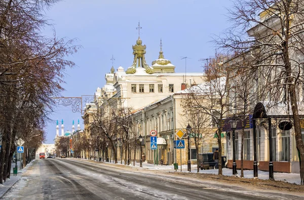 On the street Kremlevskay — Stock Photo, Image
