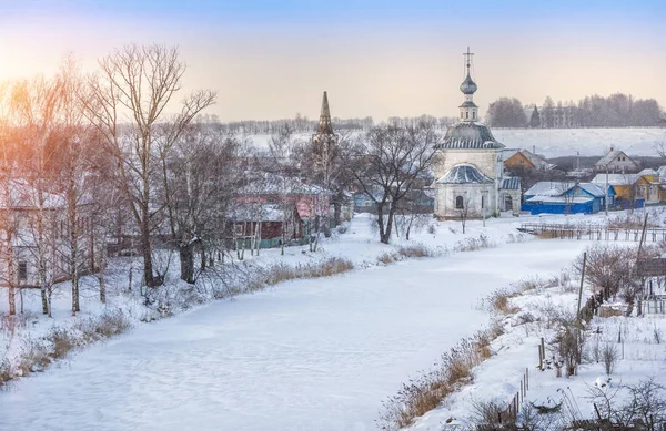 Kostel Zjevení Páně v destinaci Suzdal — Stock fotografie