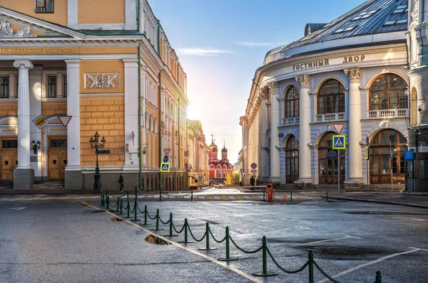 Na praça Birzhevaya — Fotografia de Stock