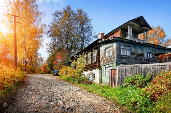 House on the street — Stock Photo, Image