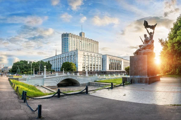 Casa del governo a Mosca — Foto Stock