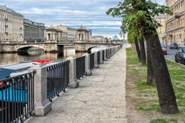 Lomonosov Bridge St Petersburg