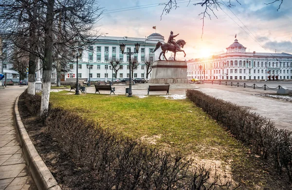 Памятник Михаилу Тверскому — стоковое фото