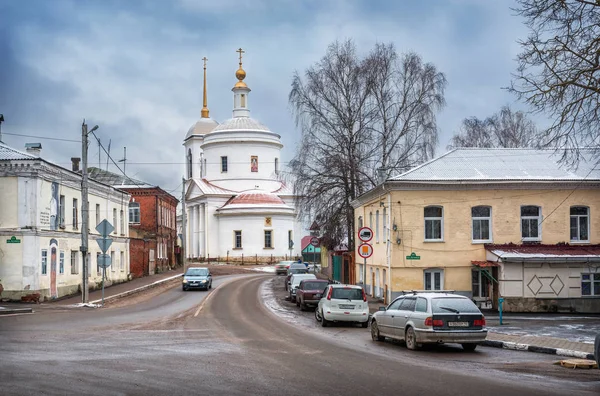 Преображенский храм в Боровске — стоковое фото