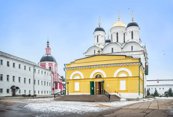 Igreja Mitrofanievskaya e a Catedral da Natividade — Fotografia de Stock