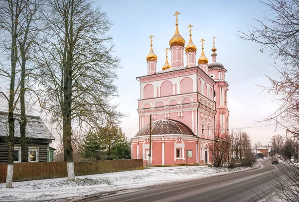 Храм Бориса і Гліба в Боровську. — стокове фото