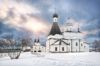 Ferapontov Belozersky Manastırı 'ndaki tapınaklar kompleksi