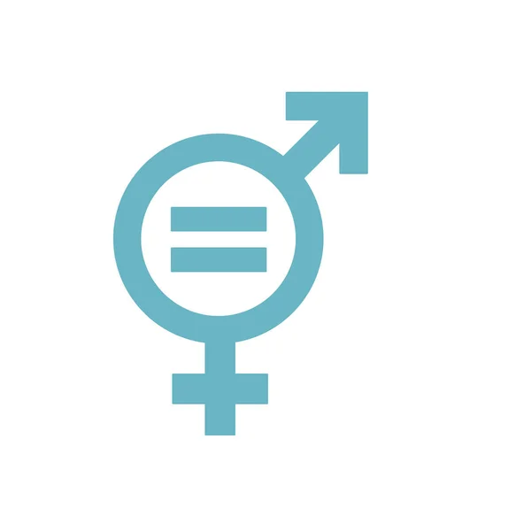 Male and female symbols Gender Icon, pictogram icon on gray background. Vector illustration for web site, mobile application. Simple flat metro design style. Outline Icon. Flat design style — Stock Vector