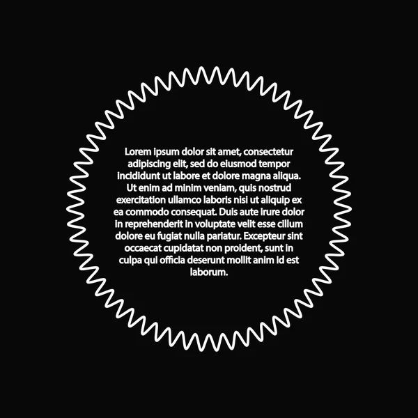 Siyah arkaplanda metin baloncuğundan alıntı yap. Boş şablon. Vektör illüstrasyonu.