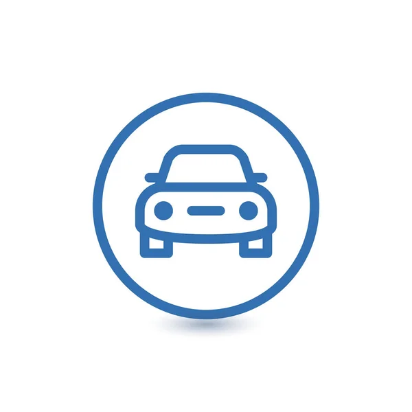 Car icon.car icon vector on whitey background. Vector illustration. — 스톡 벡터