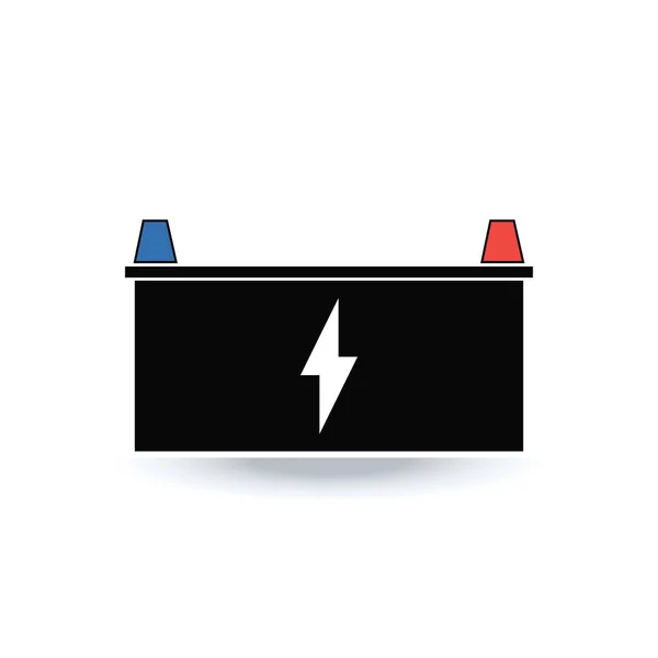 Icono de batería de coche ilustración símbolo de signo aislado —  Fotos de Stock