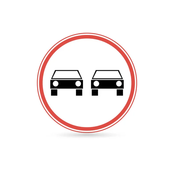 Simgeyi sollamak yasaktır. Web için yasaklı vektör simgesinin düz çizimi