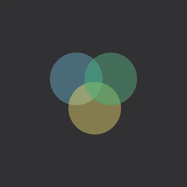 logo şablonu. Modern vektör soyut daire yaratıcı işareti veya simge. geometrik tasarım öğesi