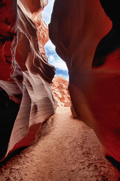 sayfa, arizona kanyonda üst antilop (slot)
