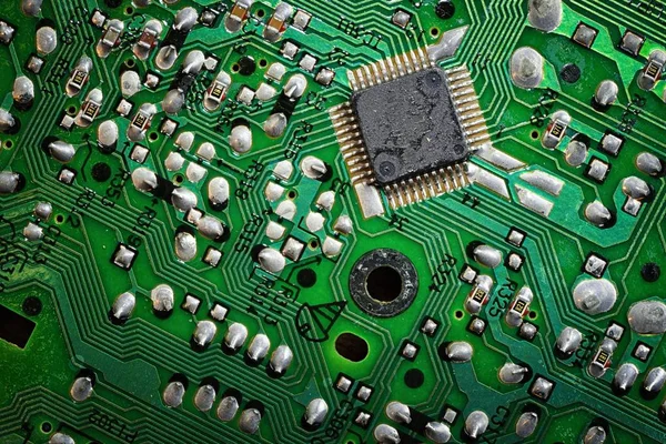 Circuit, Motherboard, computer and electronics modern background — Stock Photo, Image