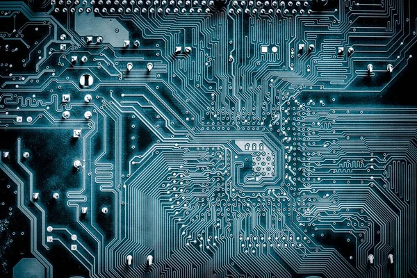 Macro shot of a circuit board — Stock Photo, Image