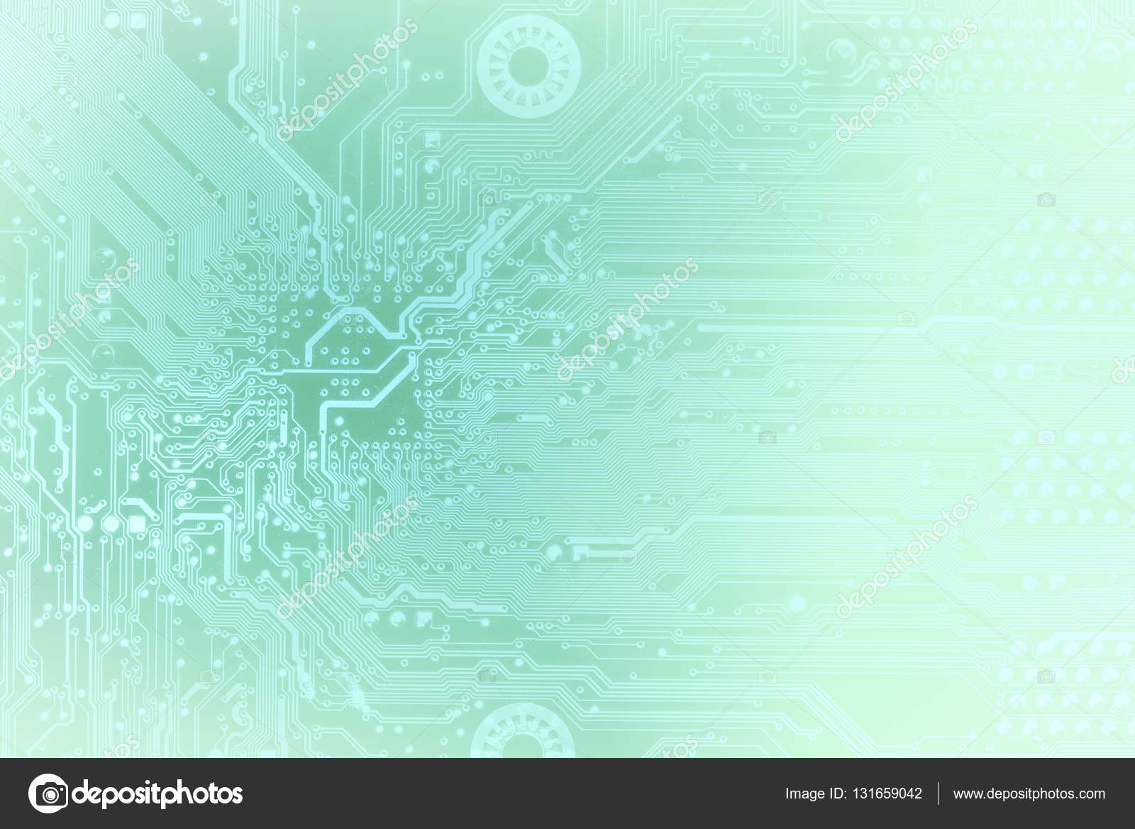 颜色鲜艳，适合作为背景的商务演示文稿的计算机主板的技术概念背景剪影——图库图片© Elf+11 #131659042, image size:1600x1168