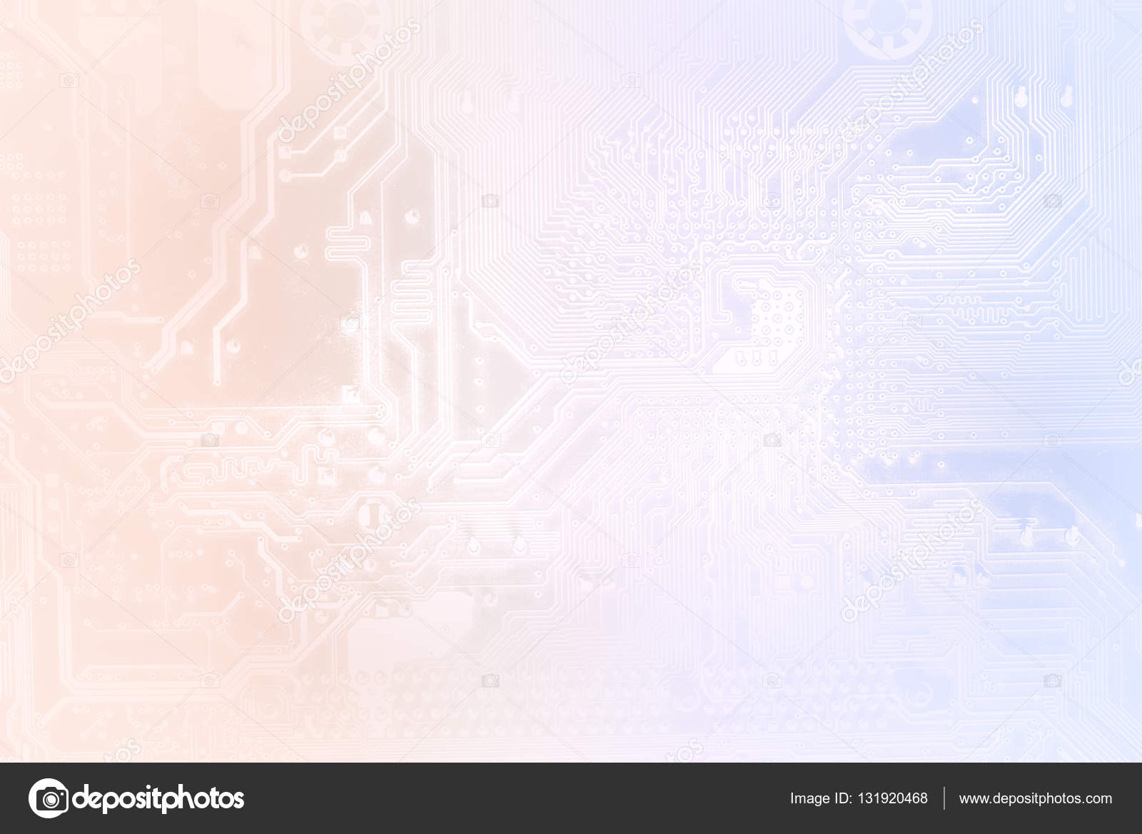 Circuit board background. light blue to pink gradient and white motherboard  pattern silhouette. suitable as a background for your ic technology  business presentation, your inscription over the picture Stock Photo by  ©Elf+11