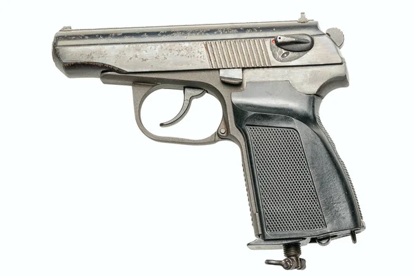 Pistola tm isolato su sfondo bianco — Foto Stock