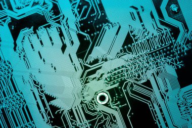 Devre kartı. Elektronik bilgisayar donanım teknolojisi. Anakart dijital çip. Teknoloji bilimi geçmişi. Entegre iletişim işlemcisi. Bilgi mühendisliği bileşeni.