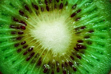 Taze kivi meyve dilim yiyecek arka plan olarak