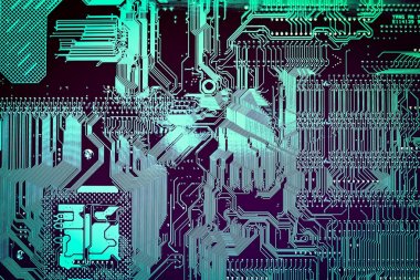 Devre kartı. Elektronik bilgisayar donanım teknolojisi. Anakart dijital çip. Teknoloji bilimi geçmişi. Entegre iletişim işlemcisi. Bilgi mühendisliği bileşeni.
