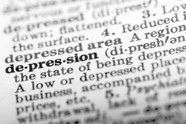 Tanımını sözlüğünden sözcük depresyon