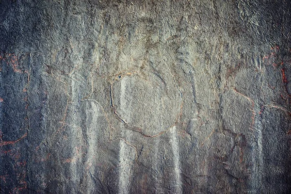 Texture du revêtement en fer de la partie sous-marine du navire. Fer vieux fond rouillé fané . — Photo