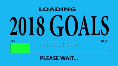 İlerleme çubuğu yükleme metin ile: 2018 gol