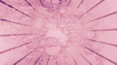 Radyal arka plan animasyon vintage sunburst bir çimento dokulu arka plan üzerinde dönen