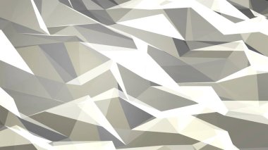 Gri, beyaz ve sarı poligonal arka plan, yaratıcı tasarım şablonları