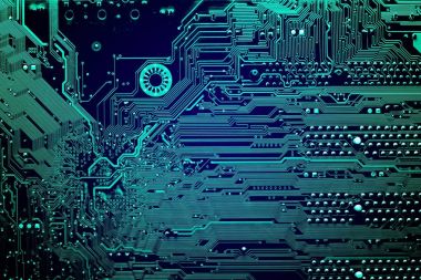 Devre kartı. Elektronik bilgisayar donanım teknolojisi. Anakart dijital çip. Teknoloji bilimi geçmişi. Entegre iletişim işlemcisi. Bilgi mühendisliği bileşeni.