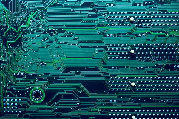 Circuit board. Elektronische computer hardware technologie. Digitale moederbord chip. Technische wetenschap achtergrond. Geïntegreerde communicatie processor. Informatietechniek. — Stockfoto