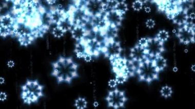 Güzel Noel kar taneleri arka plan. Kar tanesi desen düşmek izole üzerinde siyah Noel düşüyor. Kar taneleri dekorasyon etkisi. 