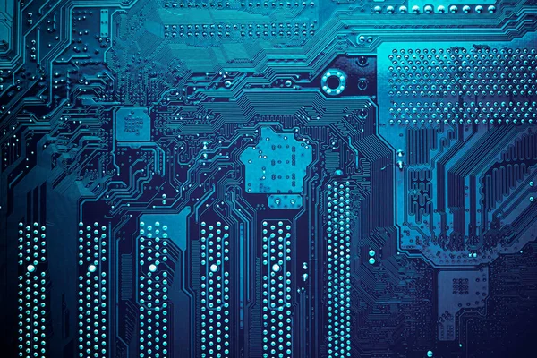 Áramköri Kártya Elektronikus Számítógép Hardver Technológia Alaplap Digitális Chip Technológiatudomány — Stock Fotó