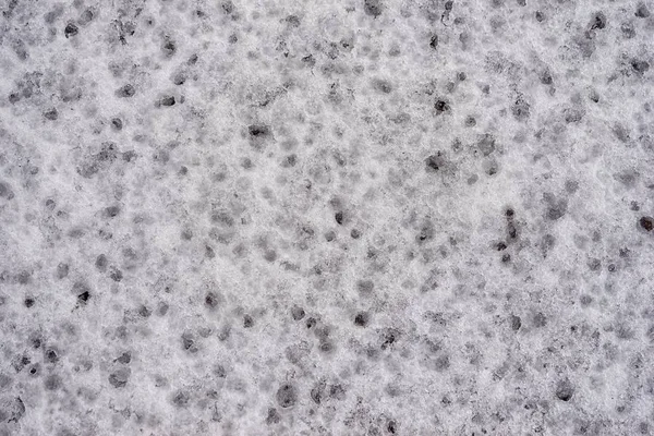Текстура Крижаної Кори Снігу Отворами Від Дощу Через Які Видно — стокове фото