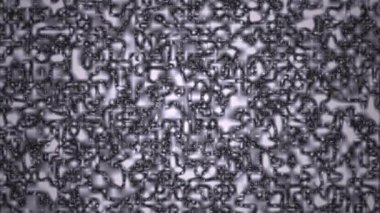 Siyah ve beyaz dokulu poligonal soyut mozaik noktalar arka plan zemin. Teknoloji kavramı. Projeleriniz için tasarım şablonu.